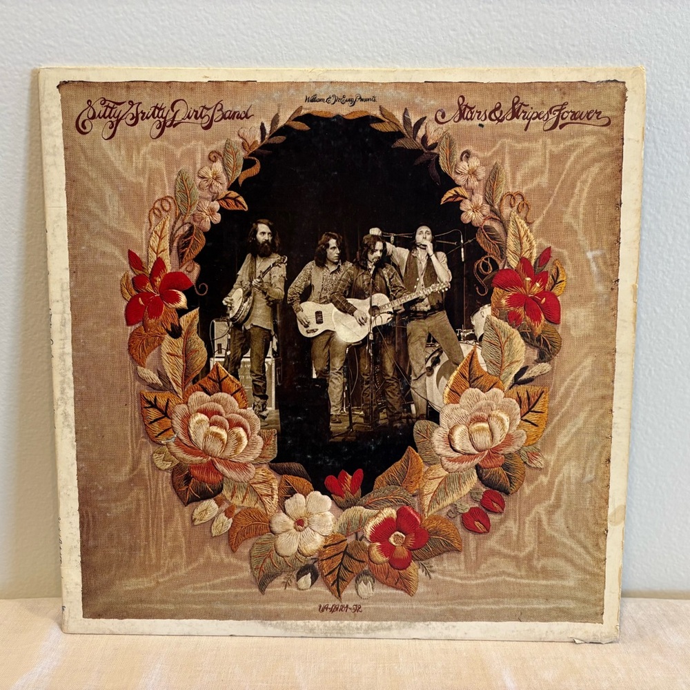 Nitty Gritty Dirt Band Stars & Stripes Forever Vinyl Live 2 LP Set - Very Good*
